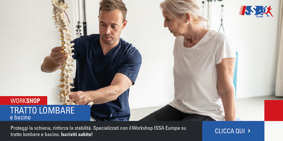  corso CPT per imparare a gestire dolore lombare e altri problemi localizzati nella bassa schiena Tratto lombare e bacino Il workshop dedicato