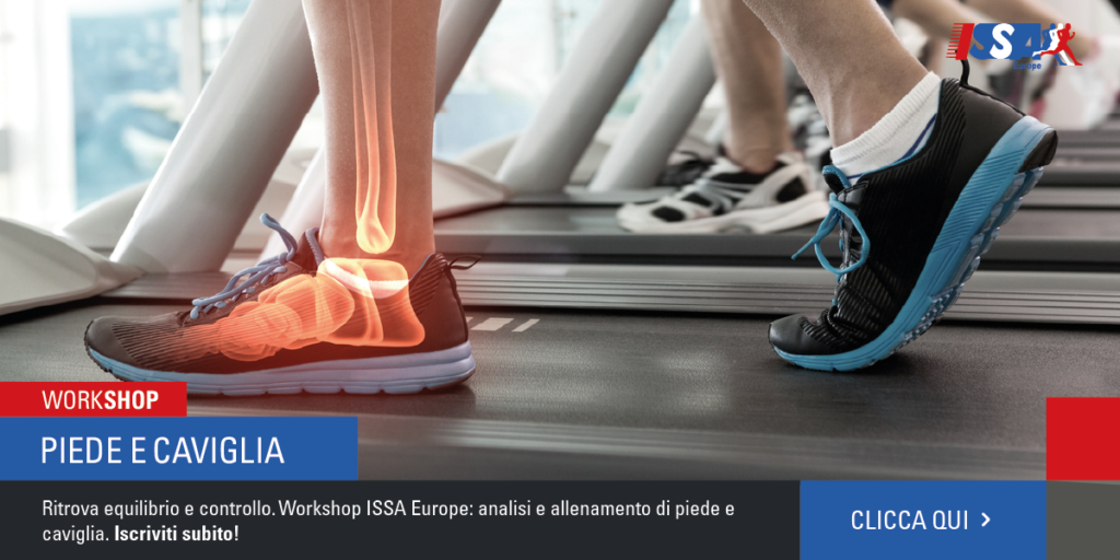 ISSA Europe ha organizzato il progetto CPT per offrire una formazione specifica in ambito Personal Trainer tra gli appuntamenti quello dedicato a piede e caviglia per supportare e indirizzare al meglio la persona che sente dolore